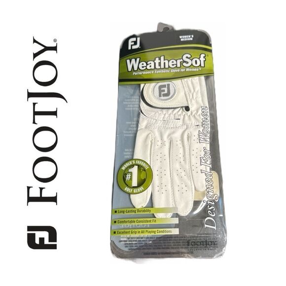 FootJoy WeatherSof Soft Leather-Like Feel Super‎ Grip Golf Glove - Picture 1 of 2